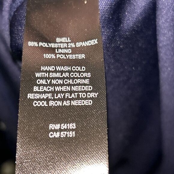 Jessica Howard Floral Dress, Women's Size 10, Navy Blue, Fit & Flare - Picture 5 of 9